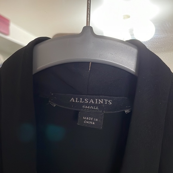All Saints black romper. Size small. - Picture 4 of 4